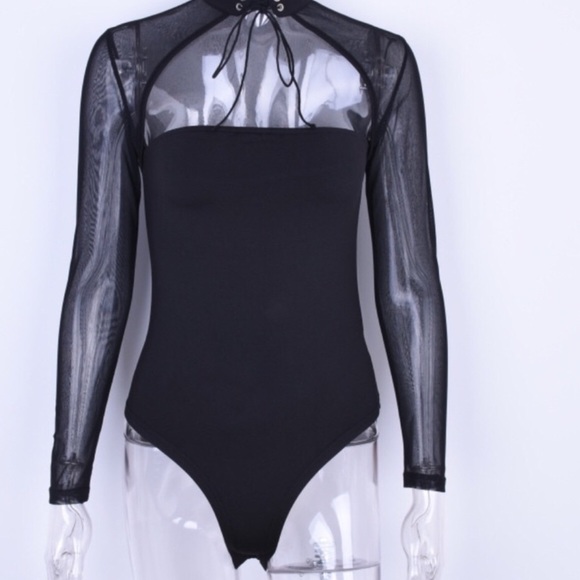 Black Choker bodysuit - Picture 6 of 8